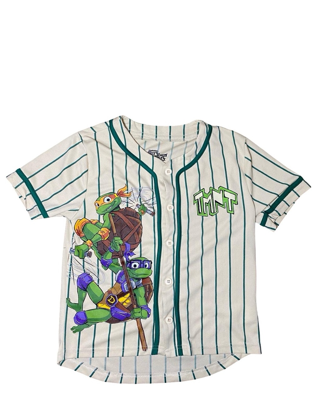 Nickelodeon TMNT Baseball Jersey Tales of the Teenage Mutant ninja turtles